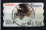Stamps Spain -  AMTS  Spider con capota año 1705