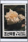 Sellos de Asia - Corea del norte -  Flores: Begonia