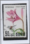 Stamps North Korea -  Flores: Crinum