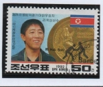 Sellos de Asia - Corea del norte -  Oro norcoreanos en BACELONA'92: Ri Hak son