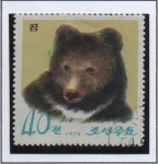 Stamps North Korea -  Pyongyang Zoo: Oso