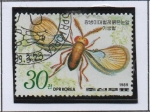 Stamps North Korea -  Mariposas e Insectos: Ostriniae trichogramma