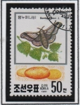 Stamps North Korea -  Polillas d' Seda: Bombyx mori