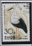 Sellos de Asia - Corea del norte -  Aves: Faisán Cigüeña hite