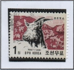 Sellos de Asia - Corea del norte -  Cabras Coreanas