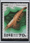 Stamps North Korea -  Cretáceos: Camarón