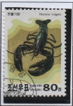 Stamps North Korea -  Cretáceos: Langosta