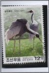 Sellos de Asia - Corea del norte -  Aves: Grus vipio