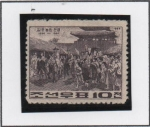 Sellos de Asia - Corea del norte -  Kabo Gerra Campesina 70 aniv.
