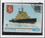 Stamps North Korea -  Rompe hielos Urho