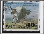 Stamps North Korea -  Zepelín LZ 3