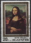 Stamps North Korea -  Mona Lisa d' da Vinci