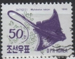 Stamps North Korea -  Peces: Raya