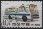 Sellos de Asia - Corea del norte -  Transportes: Bus, Jipsam88