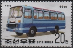 Sellos del Mundo : Asia : Corea_del_norte : Transportes: Bus, Pyongyang 86