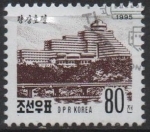 Stamps North Korea -  Edificios: Hotel Pyongyang
