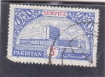 Stamps Pakistan -  edificio-service