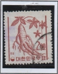 Stamps : Asia : South_Korea :  Ginseg