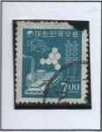 Stamps South Korea -  sinbolos d' Thrif y desarroyo
