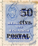Stamps : America : Ecuador :  consular