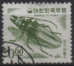 Stamps South Korea -  Escarabajo  largo d' cuernos