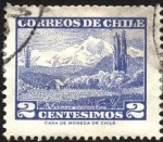 Sellos de America - Chile -  Volcán CHOSHUENCO.