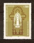 Stamps Argentina -  Plano de Catedral y Vírgen