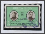 Sellos de America - Costa Rica -  Jose Matias y Manuel J. Arce