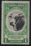 Stamps Costa Rica -  Feria nacional Agricola, Ganadera e Industria