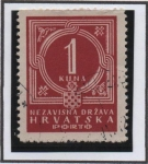 Stamps Croatia -  Cifras