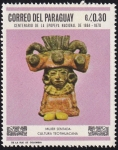 Stamps Paraguay -  Mujer sentada