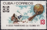 Stamps : America : Cuba :  VI Juegos Panamericanos