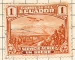 Stamps : America : Ecuador :  aereo