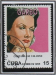 Stamps Cuba -  Greta Garbo
