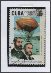 Sellos de America - Cuba -  Albert y Gaston Tissandier