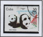 Stamps Cuba -  Animales d' Zoo: Pandas