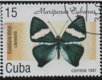 Stamps Cuba -  Mariposas: Colobura dirce