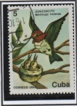 Stamps Cuba -  Fauna: Zunzuncito