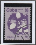 Stamps Cuba -  Flores: Orquidea