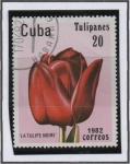 Sellos de America - Cuba -  Tulipanes: Noire