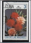 Stamps Cuba -  Dalias y Rosas