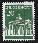 Stamps Germany -  Brandenburg Gate, Berlin