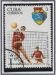 Stamps Cuba -  Juegos Militares: Voleibol