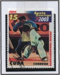 Sellos de America - Cuba -  Juegos Panamericanos d' Sato Domingo: Judo