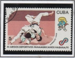 Stamps Cuba -  Juegos Panamericanos d' La Habana: Judo
