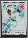 Stamps Cuba -  Copa mundial d' Atletismo Atlanta: Judo