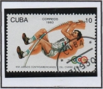 Stamps Cuba -  Juegos Centroamericanos y Caribeños: Sato d' pértiga