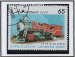 Sellos del Mundo : America : Cuba : EXPO Filat. Londres'2000: Alco2-8-0 1919