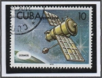 Sellos de America - Cuba -  Dia d' Cosmonauta: Cosmos