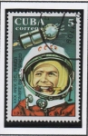 Stamps : America : Cuba :  Primer hombre en el Espacio:  Yuri Gagarin